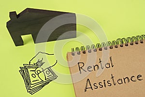 Rental Assistance is shown on the business photo using the text