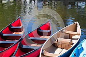 Rental canoes Dows Lake photo