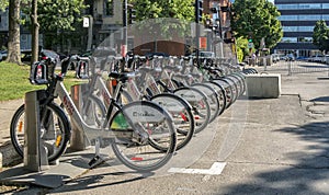 Montreal bixi bikes