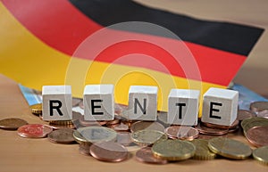 Rente the german word for pension