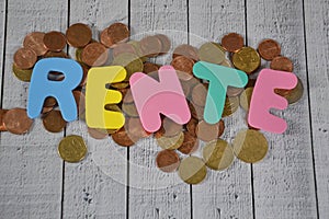 Rente- the german word for pension