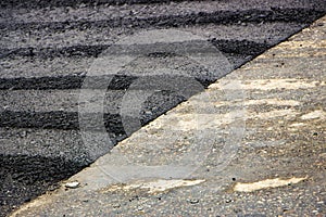 Repair of asphalt process of restoration of a road cloth