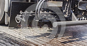 Repair of asphalt process of restoration of a road cloth