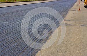 Repair of asphalt process of restoration of a road cloth