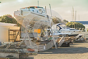 Repair of boats, Auckland, New Zealand