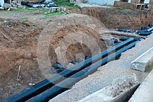 Repair of Central heating pipes in Russia