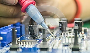 Repair of computers and electronic metering parameters photo
