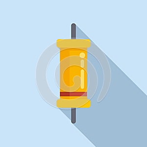 Repair condenser icon flat vector. Software fix