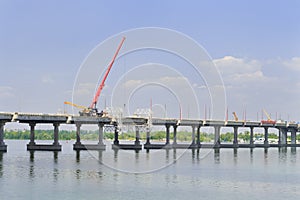 Repair and construction of bridge