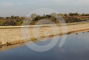 Repair of Dibich dam wall