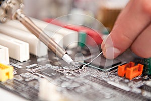 Repair electronic components