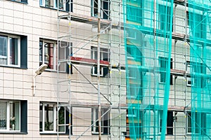 Repair of the facade of the old house