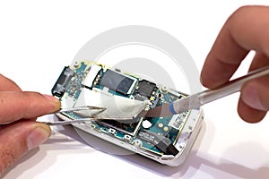 Repair GSM phone photo