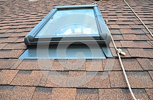 Repair house attic window skylight waterproofing outdoor