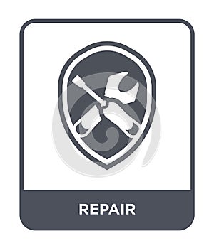 repair icon in trendy design style. repair icon isolated on white background. repair vector icon simple and modern flat symbol for