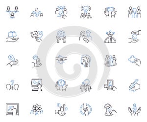 Repair line icons collection. Restoration, Refurbishment, Reconstruction, Renovation, Fix, Mend, Patch-up vector and