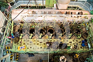 Repair of marine engine