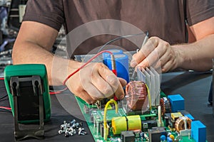 Repair and restoration of a large power supply, diagnostics and troubleshooting