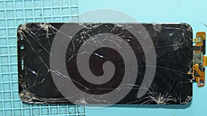 Repair of a smartphone in a service center