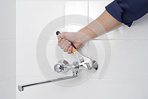 Repair of a water tap