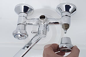 Repair of a water tap