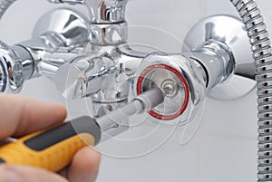 Repair of a water tap