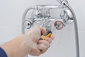 Repair of a water tap