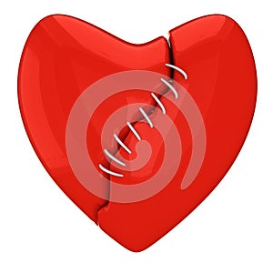 Repaired broken heart