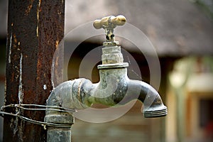 Repaired water tap photo