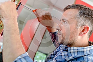 Repairing a broken door