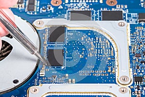 Repairing a computer circuit board
