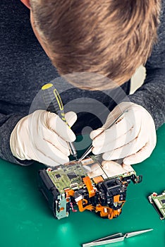 Repairing digital camera