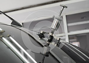 Repairing equipment for fixing of damaged windshield