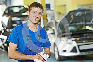 Repairman auto mechanic