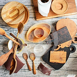 Reparing wooden utensils