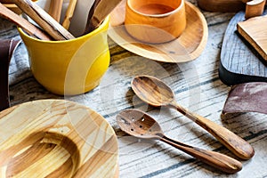 Reparing wooden utensils