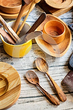 Reparing wooden utensils