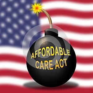 Repeal Aca Affordable Care Act Healthcare - 3d Illustration