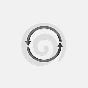 repeat icon illustration, flat icon