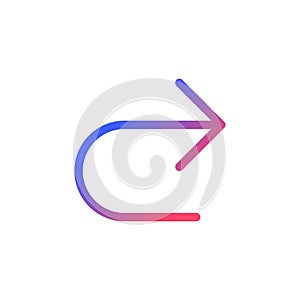 Repeat pixel perfect gradient linear ui icon