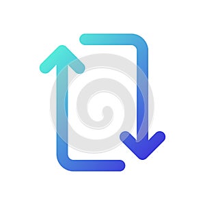 Repeat pixel perfect gradient linear ui icon