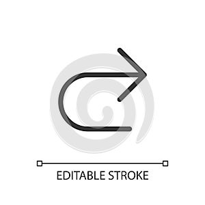 Repeat pixel perfect linear ui icon