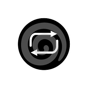 repeat, recyle, refresh vector icon