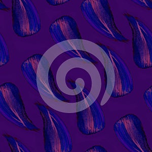 Repeatable abstract texture of purple-blue shape on violet background