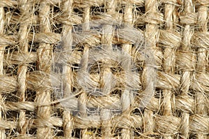 Repeatable burlap pattern