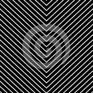 Repeatable geometric pattern with slanting, oblique lines