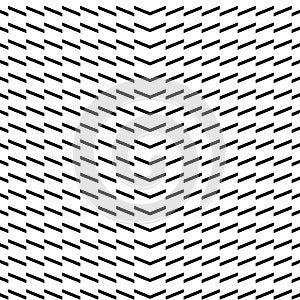 Repeatable geometric pattern with slanting, oblique lines