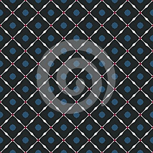 Repeatable Retro geometric pattern. Fabric print. Design for prints on fabrics, textile, cover, paper, interior, patchwork photo