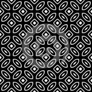 Repeated black and white pattern vector file