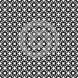 Repeated black and white pattern vector file